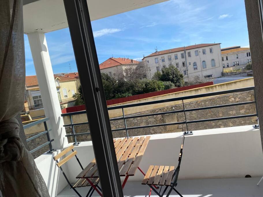 Cosy T3 Gare Terrasse + Parking Apartment Sete Bagian luar foto