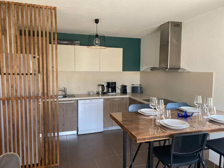 Cosy T3 Gare Terrasse + Parking Apartment Sete Bagian luar foto