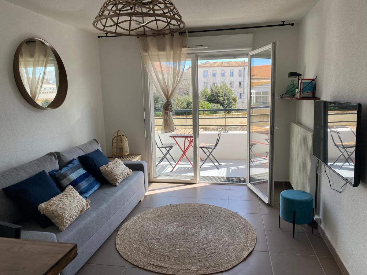 Cosy T3 Gare Terrasse + Parking Apartment Sete Bagian luar foto
