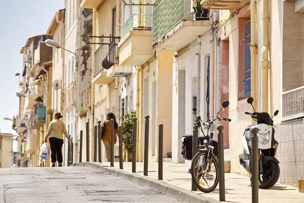 Cosy T3 Gare Terrasse + Parking Apartment Sete Bagian luar foto