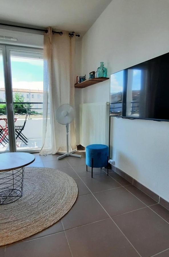 Cosy T3 Gare Terrasse + Parking Apartment Sete Bagian luar foto